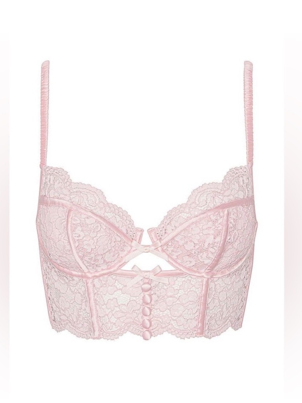 For Love and Lemons Pink Creamsicle Corset Top